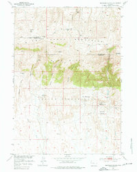 Morrison Canyon 1951 topographic map thumbnail