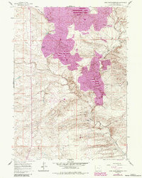 Moss Agate Reservoir 1959 topographic map thumbnail