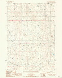 Moulton Creek 1984 topographic map thumbnail