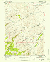 Mount Arter SE 1953 topographic map thumbnail