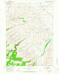 Mount Arter SE 1953 topographic map thumbnail