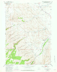 Mount Arter SE 1953 topographic map thumbnail