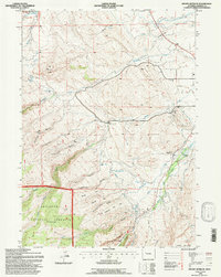 Mount Arter SE 1991 topographic map thumbnail