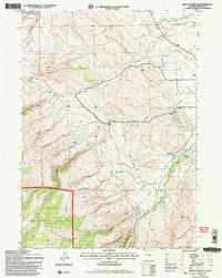 Mount Arter SE 1991 topographic map thumbnail