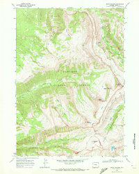 Mount Bannon 1968 topographic map thumbnail