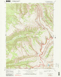Mount Bannon 1968 topographic map thumbnail