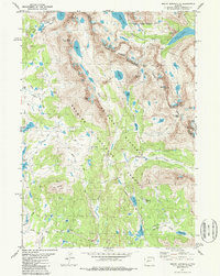 Mount Bonneville 1981 topographic map thumbnail