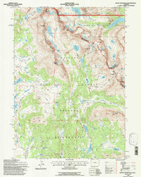 Mount Bonneville 1991 topographic map thumbnail