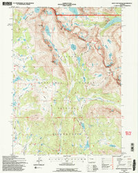 Mount Bonneville 1991 topographic map thumbnail
