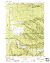 Mount Jackson 1986 topographic map thumbnail
