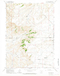 Mud Springs 1960 topographic map thumbnail