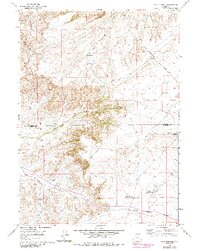 Mud Springs 1960 topographic map thumbnail
