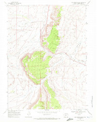 Mud Springs Ranch 1968 topographic map thumbnail