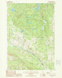 Muddy Creek 1989 topographic map thumbnail
