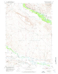 Mule Butte 1951 topographic map thumbnail