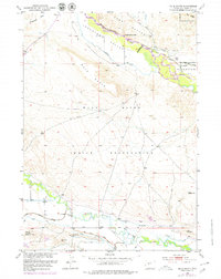 Mule Butte 1951 topographic map thumbnail