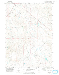 Mule Creek 1978 topographic map thumbnail