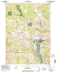 Munger Mountain 1996 topographic map thumbnail