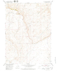 Muskrat Basin 1952 topographic map thumbnail