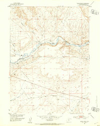 Myers Ranch 1951 topographic map thumbnail