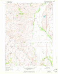 Myers Reservoir 1965 topographic map thumbnail