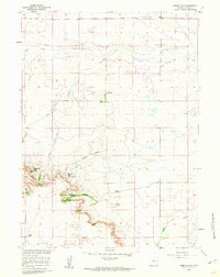 Needle Rock 1960 topographic map thumbnail