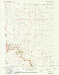 Needle Rock 1960 topographic map thumbnail