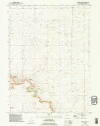 Needle Rock 1990 topographic map thumbnail
