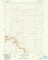 Needle Rock 1960 topographic map thumbnail