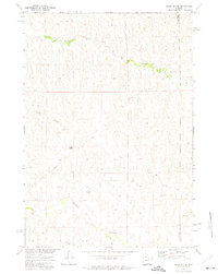 Negro Butte 1972 topographic map thumbnail