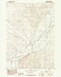 Neiber 1985 topographic map thumbnail