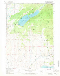 New Fork Lakes 1967 topographic map thumbnail