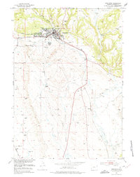 Newcastle 1951 topographic map thumbnail