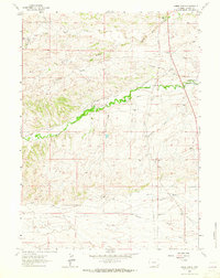 Nimmo Ranch 1962 topographic map thumbnail