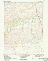 Nimmo Ranch 1962 topographic map thumbnail