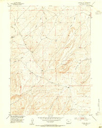 Ninemile Hill 1953 topographic map thumbnail