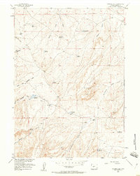 Ninemile Hill 1958 topographic map thumbnail