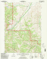 Noon Point 1991 topographic map thumbnail