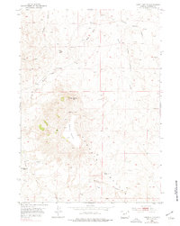 North Butte 1953 topographic map thumbnail