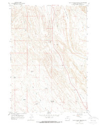 North Emblem Reservoir 1966 topographic map thumbnail