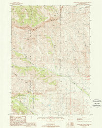 North Fork Pickett Creek 1988 topographic map thumbnail