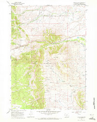 North Ridge 1967 topographic map thumbnail
