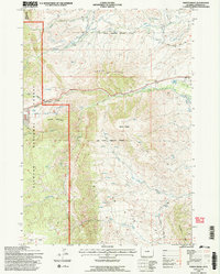 North Ridge 1993 topographic map thumbnail