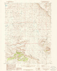 North Table Mountain 1986 topographic map thumbnail