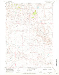 Notches Dome 1968 topographic map thumbnail