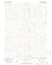 Oat Creek 1978 topographic map thumbnail