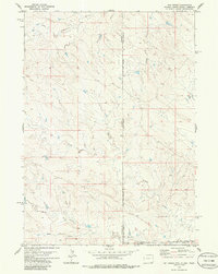 Oat Creek 1978 topographic map thumbnail