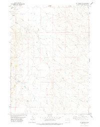 Oat Creek NW 1978 topographic map preview