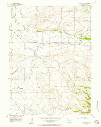 Oberg Ranch 1955 topographic map thumbnail