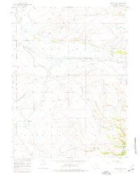 Oberg Ranch 1955 topographic map thumbnail